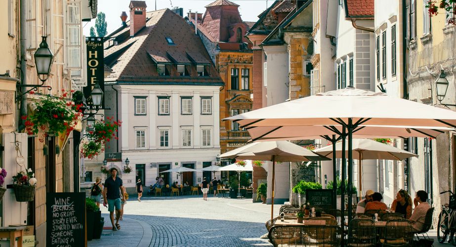 Ljubljana straatjes Ljubljana straatjes